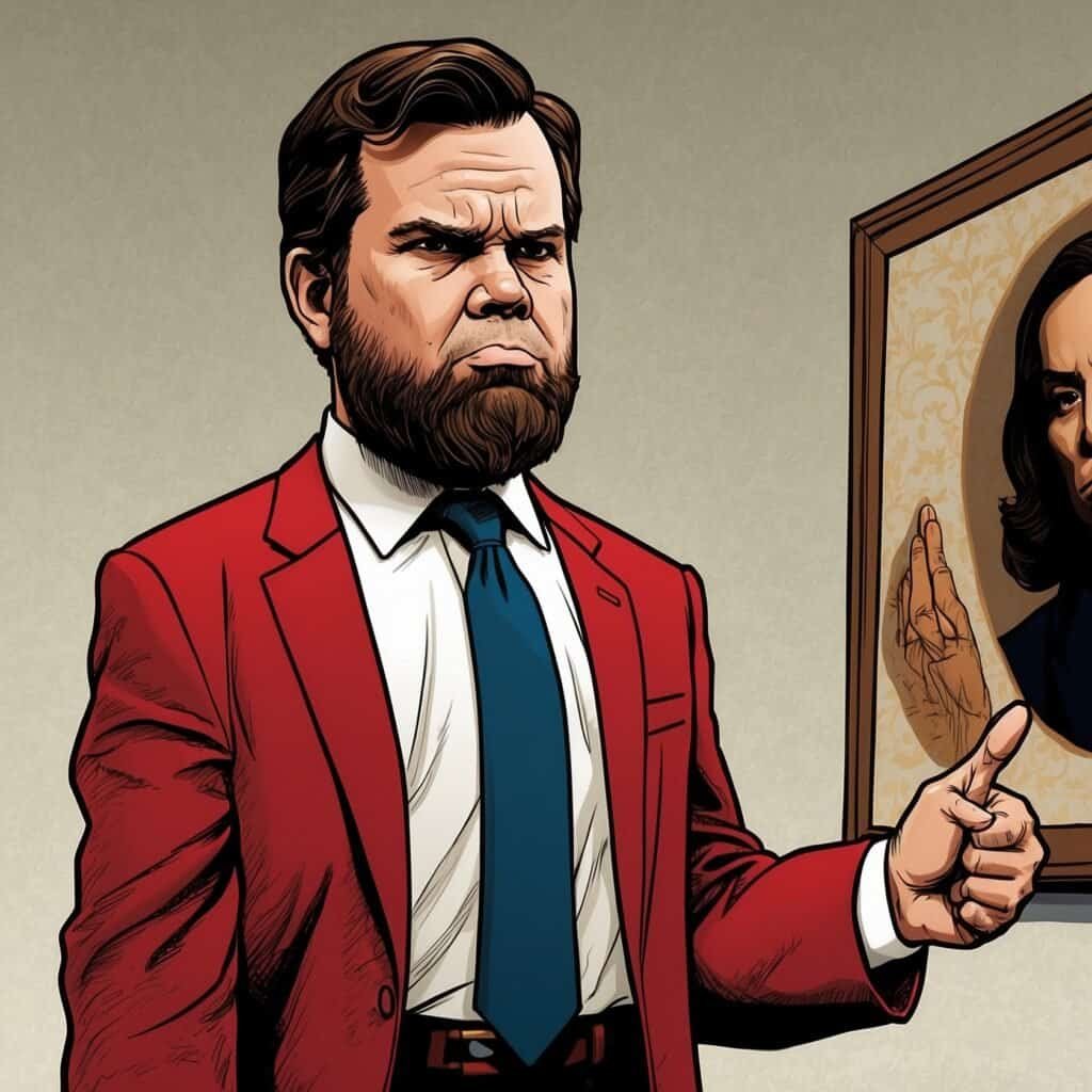 JD Vance Rips Media for Treating Kamala Harris 'Like Abraham Lincoln'