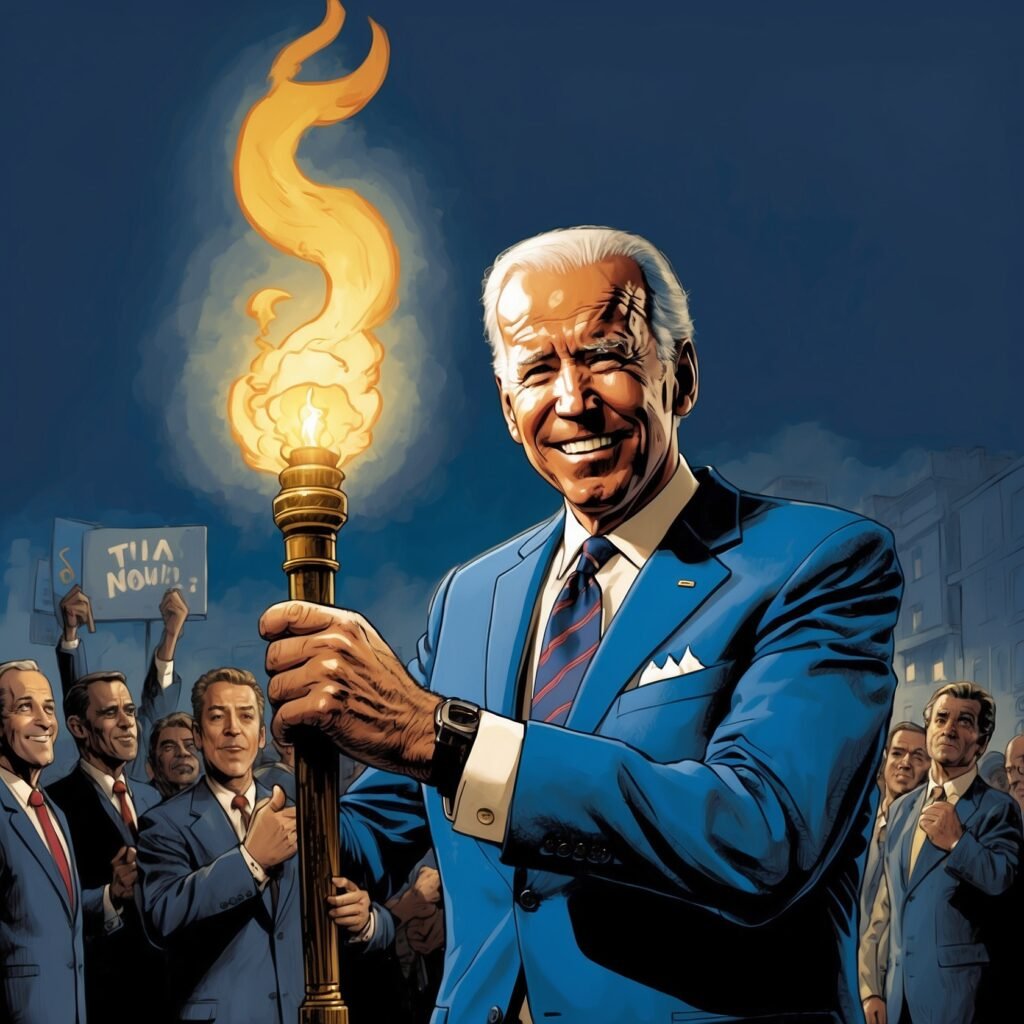 Biden Hints at Passing the Torch During Democratic Convention Walk-Through