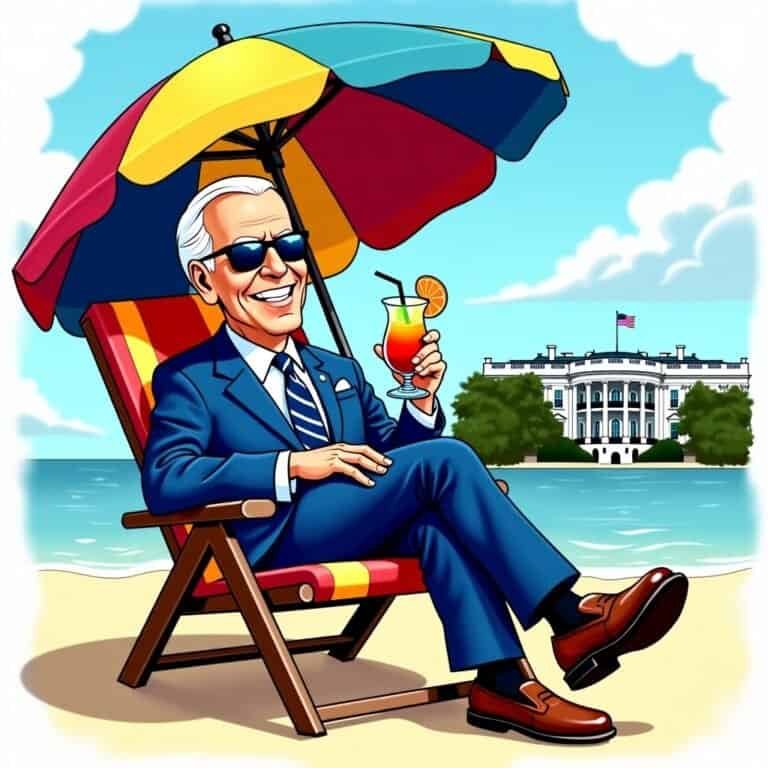 Biden Vacations While the Nation Wonders: Who's in Charge?
