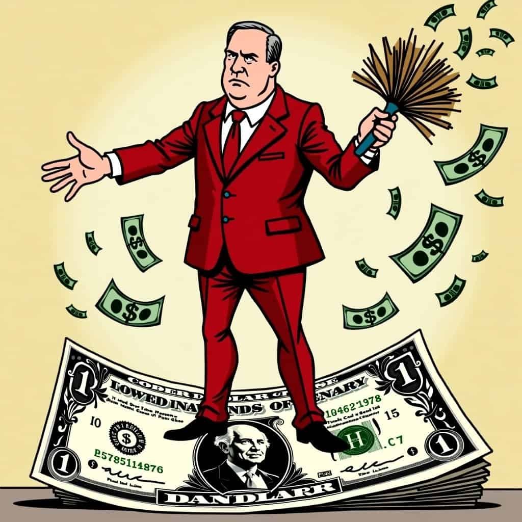 Robert Taft's Stand: A Comical Stance Against Government Hand-Outs!