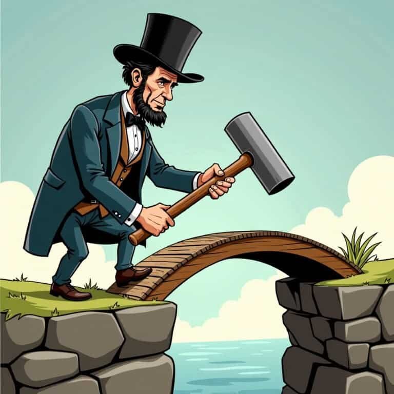 Abraham Lincoln: Building Bridges with a Hammer of Limited Intervention