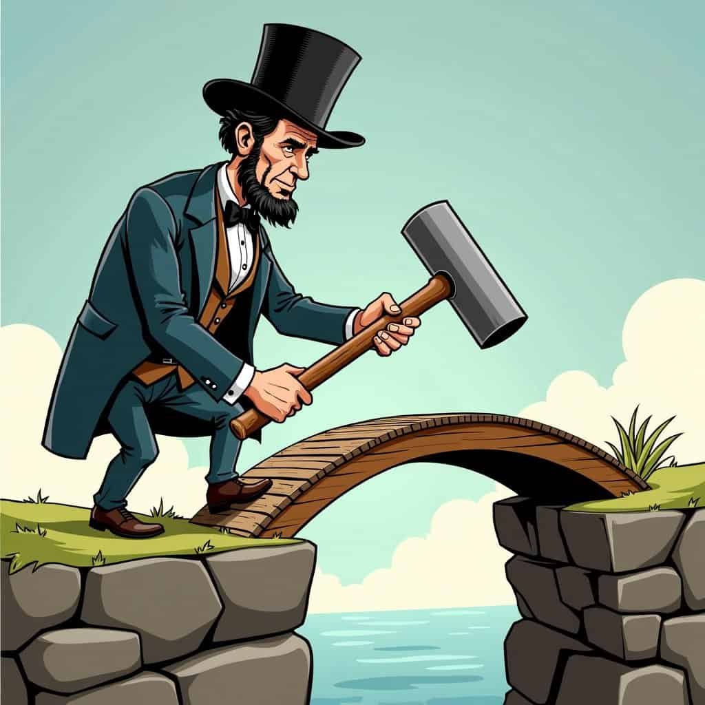 Abraham Lincoln: Building Bridges with a Hammer of Limited Intervention