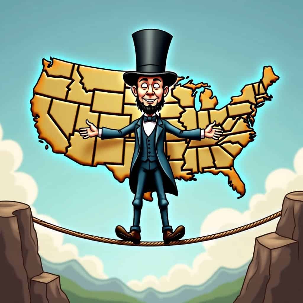 Abraham Lincoln's Dream: The Hilarious Reality of North and South Unity
